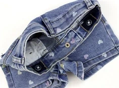 Name It medium blue denim hearts shorts